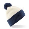 czapka zimowa - mod. B451:Off White, 100% akryl, French Navy, One Size